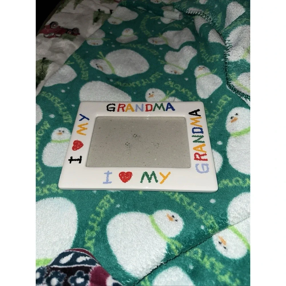 I Love My Grandpa Ceramic Tabletop Photo Frame
